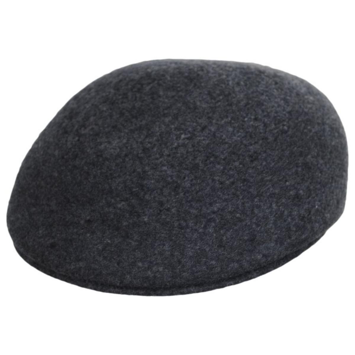 Bigalli | Wool Felt Ascot Cap | 161806 | lead | GREY MELANGE