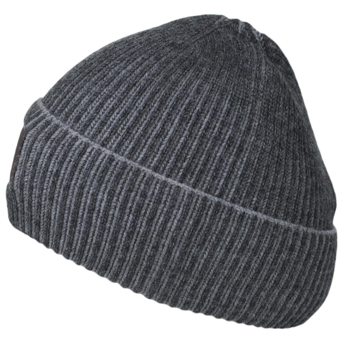 Dorfman Pacific | Constitution Acrylic Knit Beanie Hat | 500043 | profile | CHARCOAL