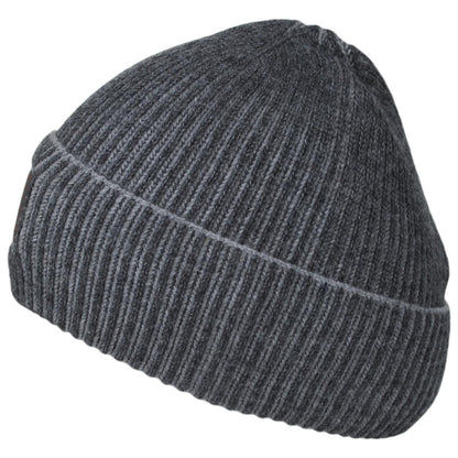 Dorfman Pacific | Constitution Acrylic Knit Beanie Hat | 500043 | profile | CHARCOAL