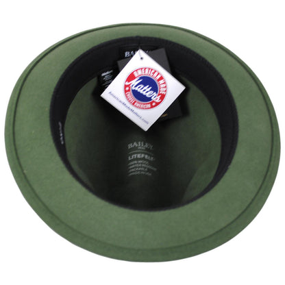 Bailey 1922 | Tino Wool LiteFelt Trilby Fedora Hat | 130008 | under | WILD GREEN