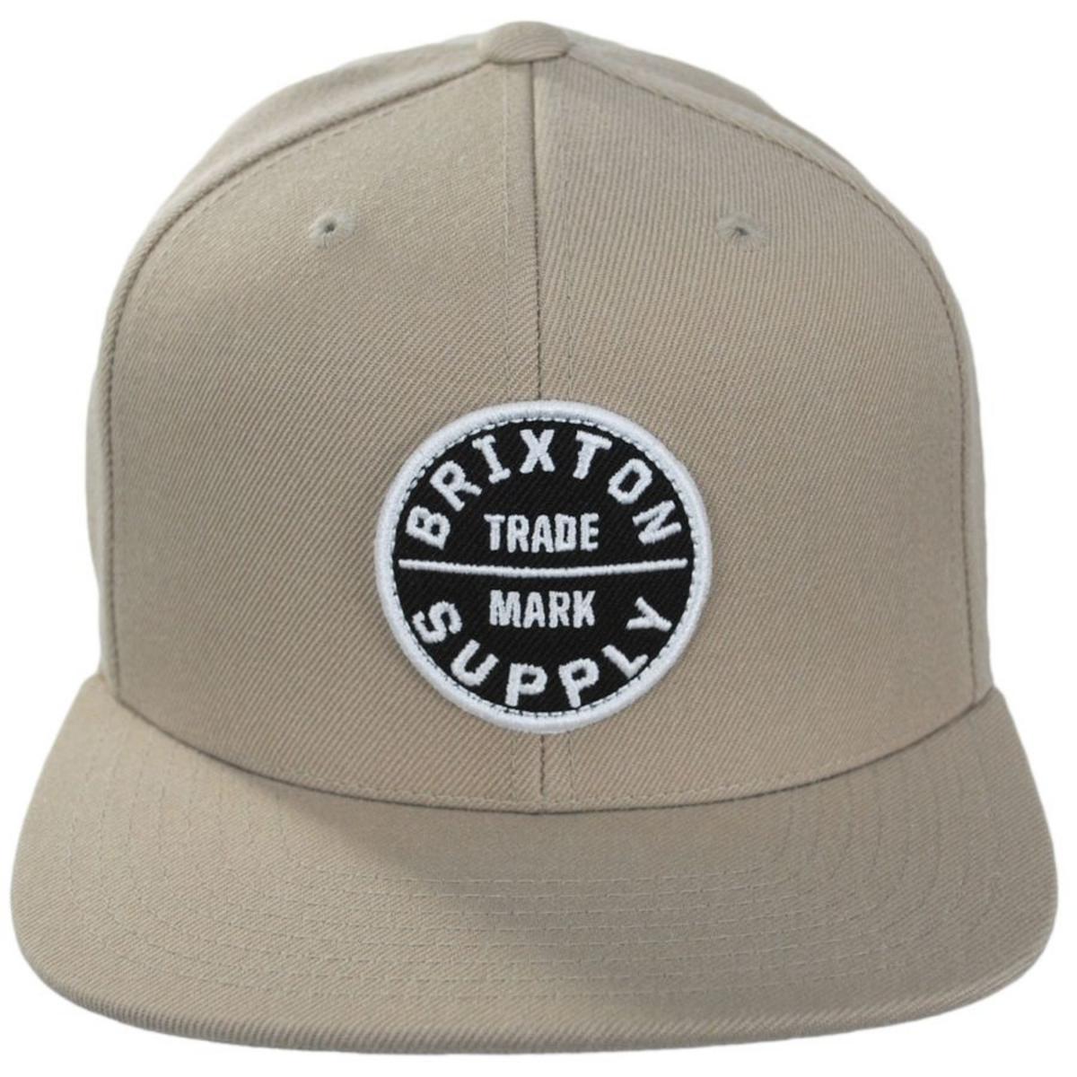 BRIXTON HATS | Oath III Snapback Baseball Cap - FW23 | 201713FW23 | front | SAND