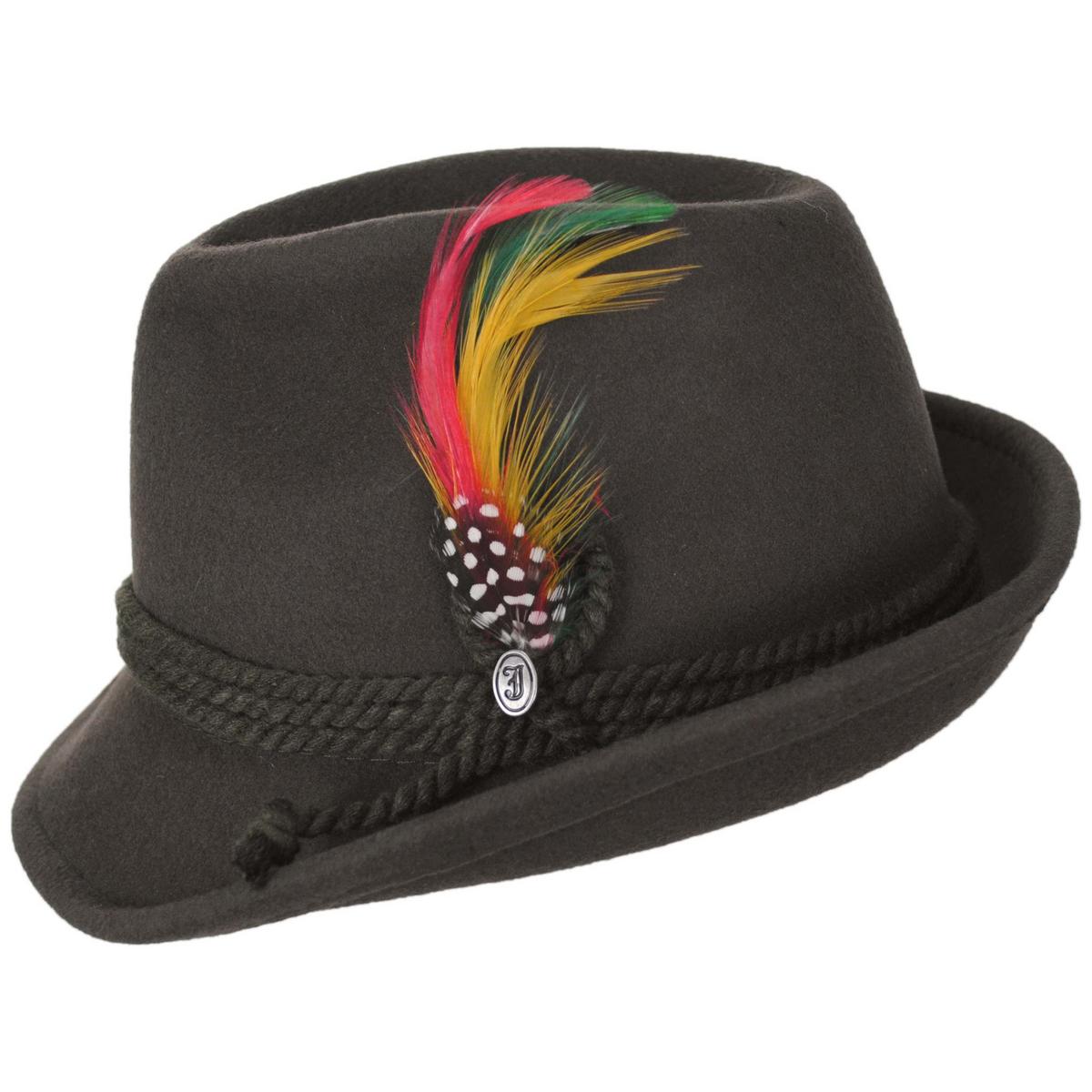 Jaxon Hats | Alpine Wool Felt Fedora Hat | 157001 | profile | MOSS
