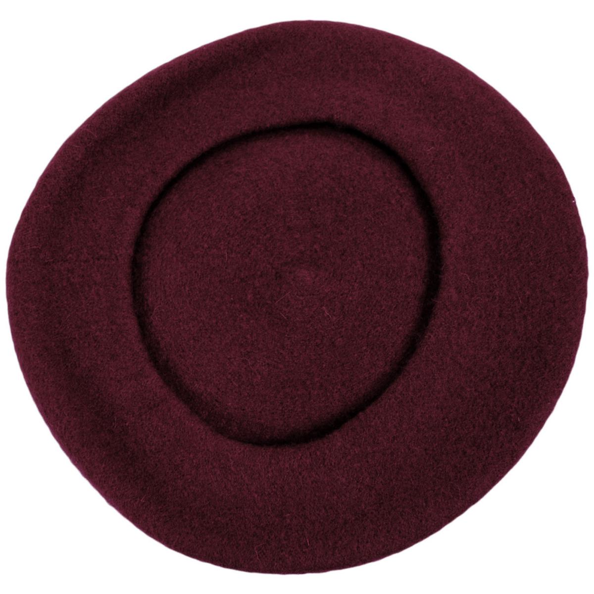 Village Hat Shop | Wholesale Wool Fashion Beret B2B Pre-Pack | B2B152500 | under | WINE