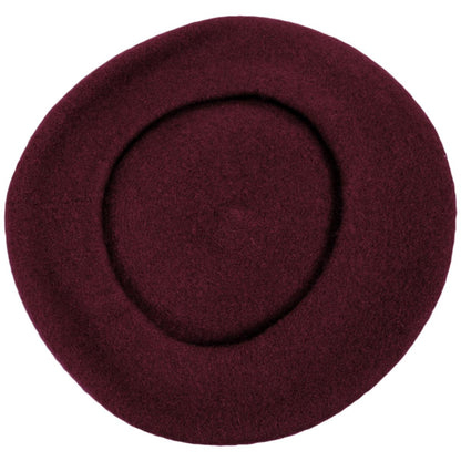 Village Hat Shop | Wholesale Wool Fashion Beret B2B Pre-Pack | B2B152500 | under | WINE