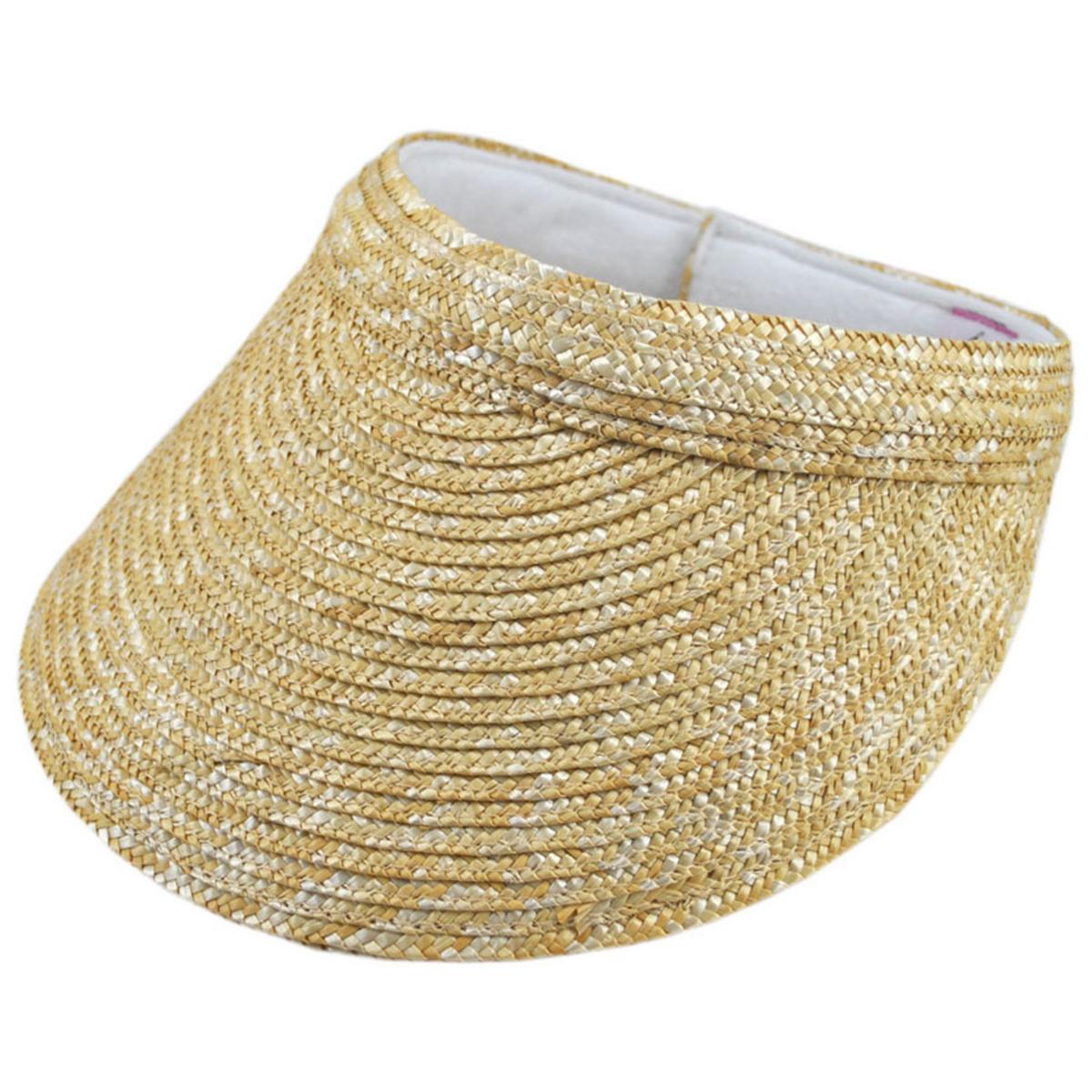 sur la tete | Milan Straw Wide Brim Visor