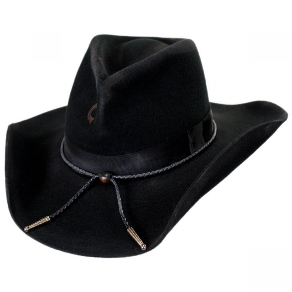 Charlie 1 Horse | Desperado Wool Felt Western Hat | 124988 | lead | BLACK