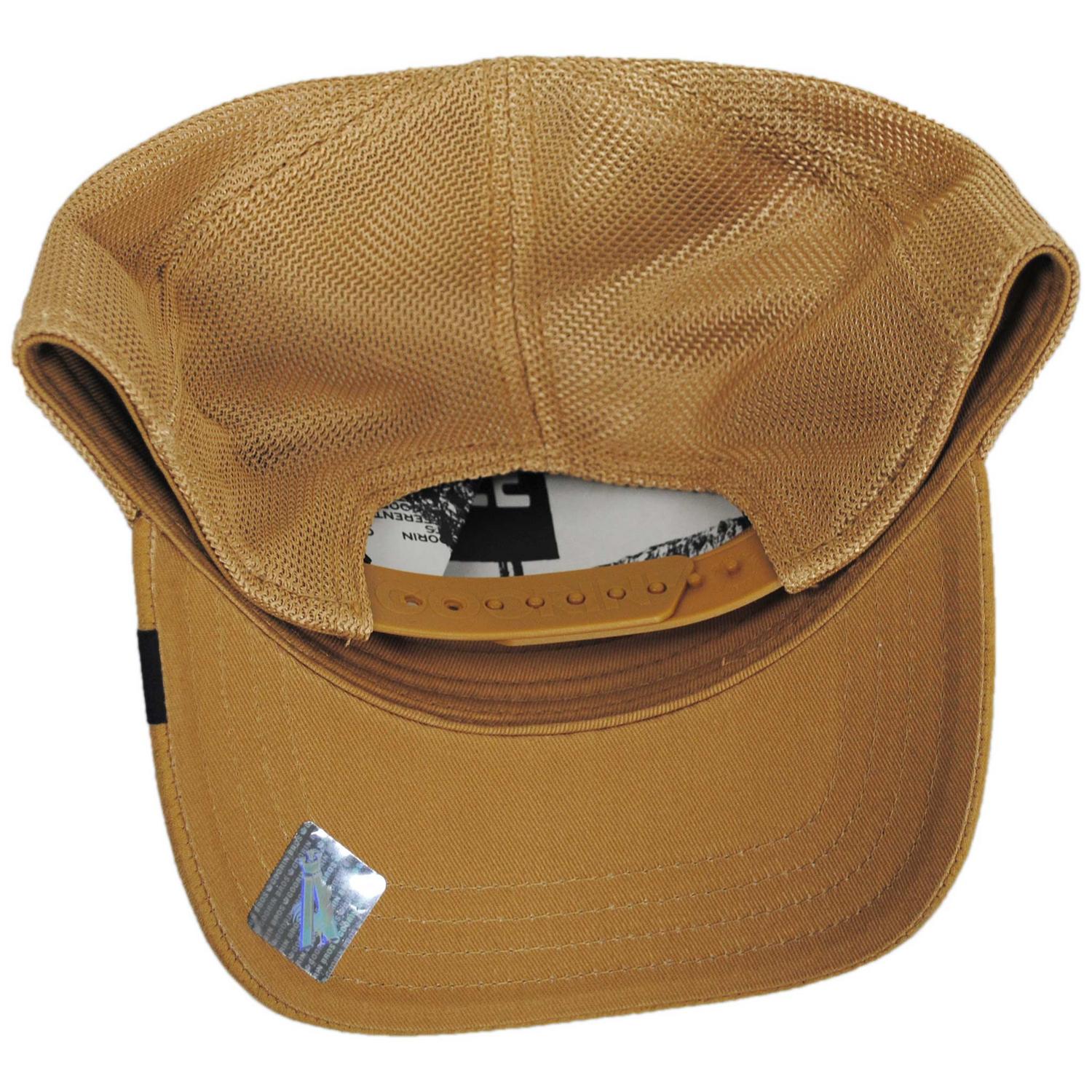 Goorin Bros | Golden Goat Mesh Trucker Snapback Baseball Cap | 200785 | under | AMBER