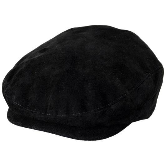 Jaxon Hats | Wholesale Five-Point Suede Ivy Cap B2B Pre-Pack | B2B170200 | lead | BLACK