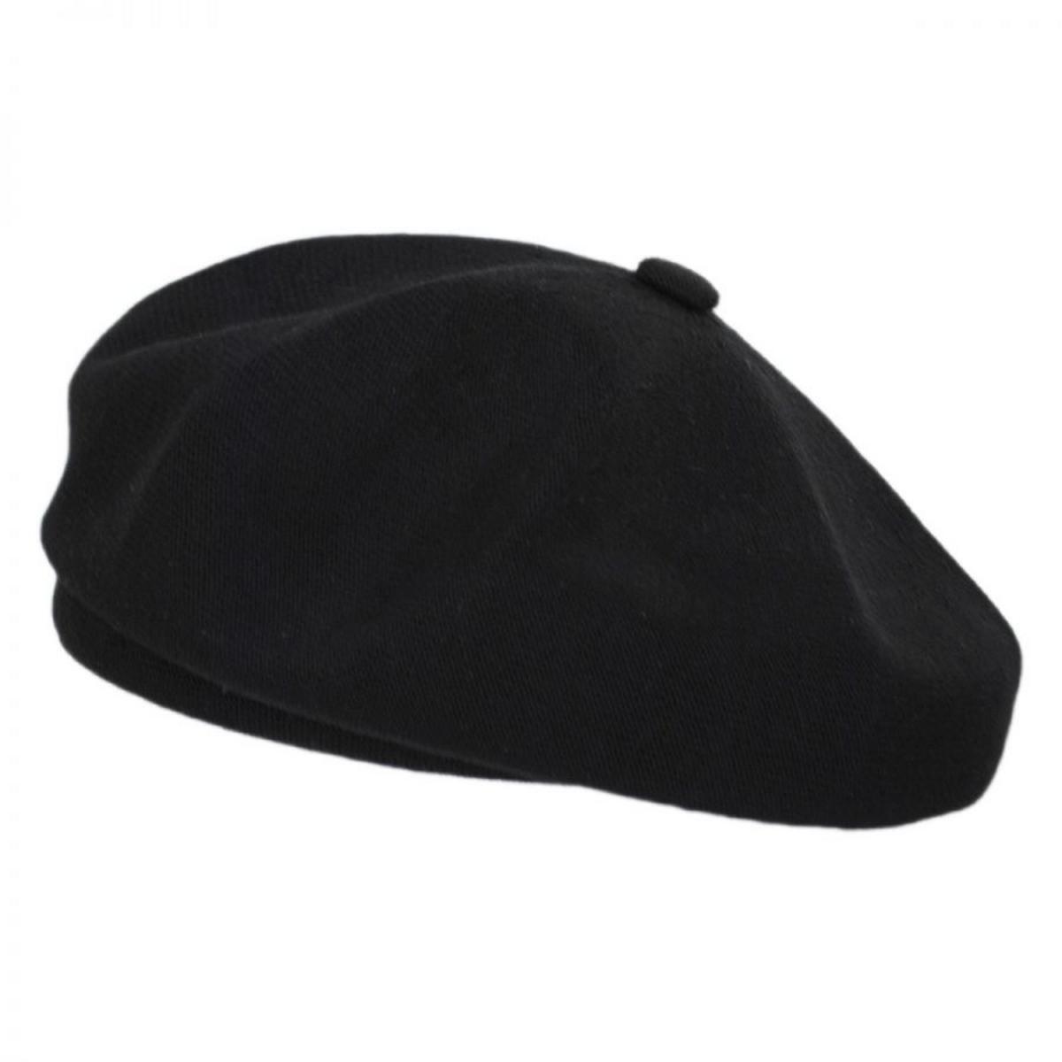 Kangol | Jax Bamboo Basque Beret | 150906 | front | BLACK