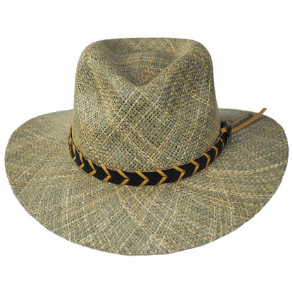 Stetson | Alder Seagrass Straw Outback Hat | 126952 | front | WHEAT