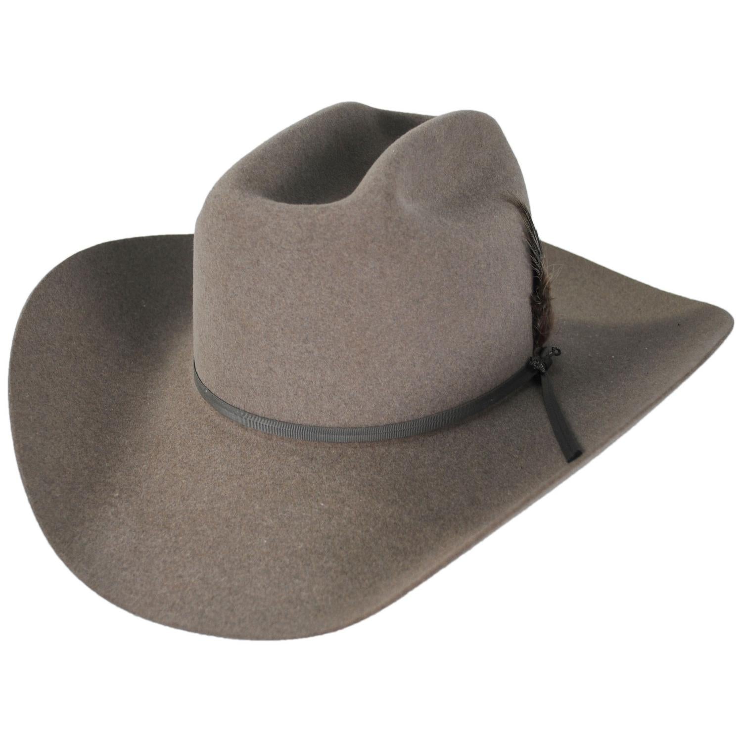 Stetson | Falcon 6X Fur Felt Western Hat | 130762 | lead | STONE