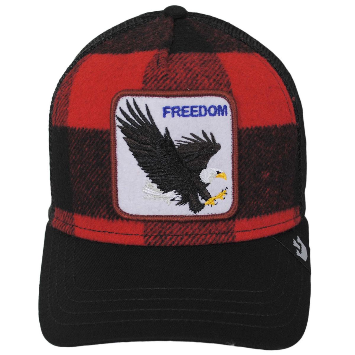 Goorin Bros | Ski Free Mesh Trucker Snapback Baseball Cap | 200649 | front | RED