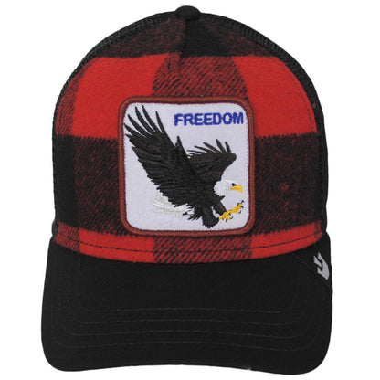 Goorin Bros | Ski Free Mesh Trucker Snapback Baseball Cap | 200649 | front | RED