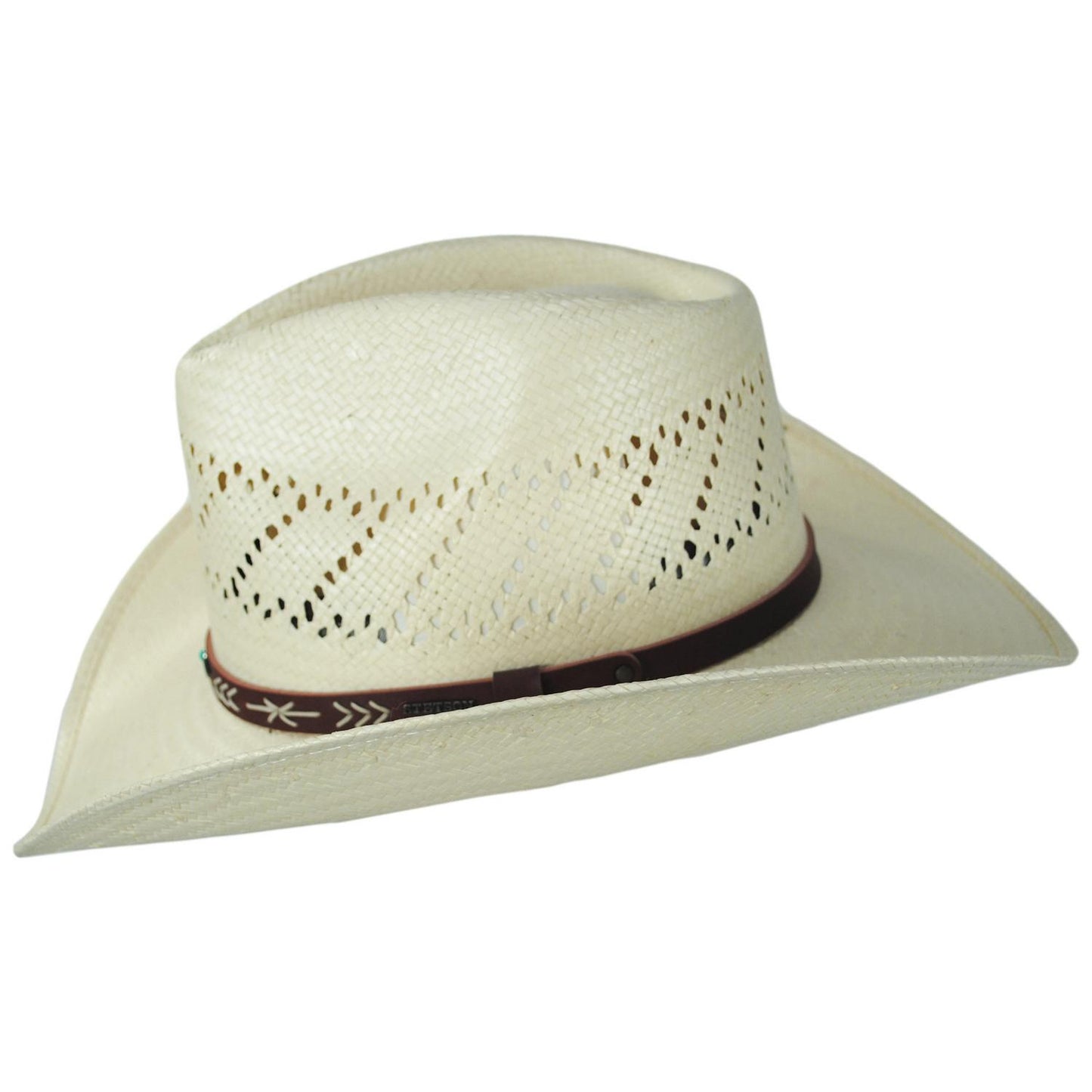 Stetson | Santa Fe Shantung Straw Cowboy Hat | 126937 | profile | NATURAL