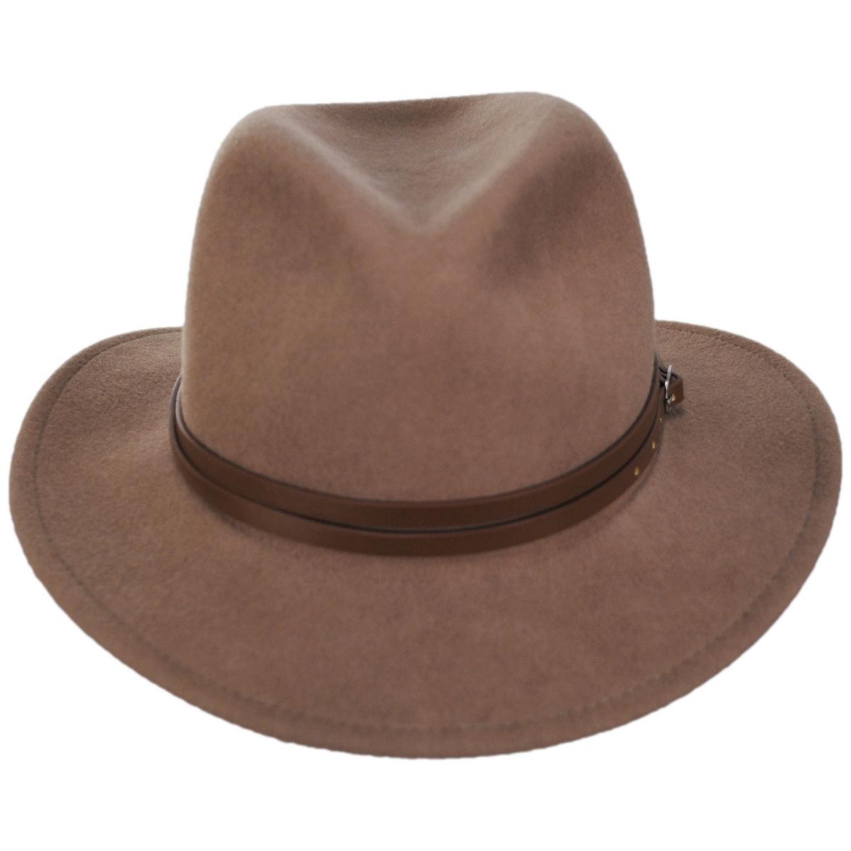 Bailey 1922 | Bair Crushable Wool LiteFelt Fedora Hat | 130103 | front | AMPHORA