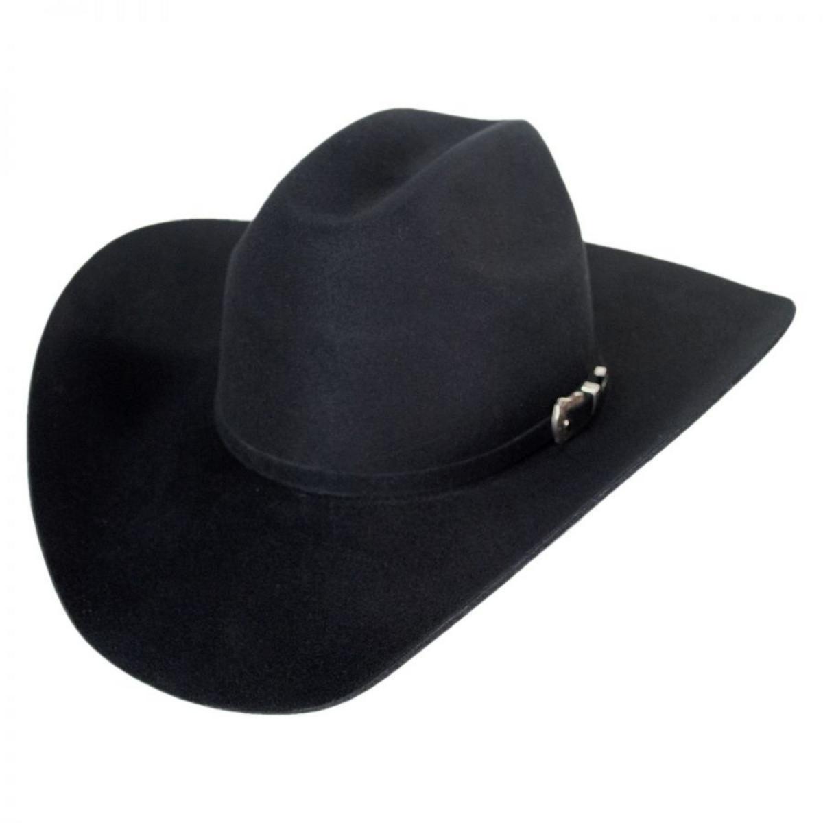 Bailey Western | Trigger Wool Felt Western Hat | 130132 | lead | BLACK