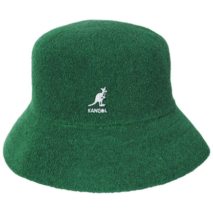 Kangol | Bermuda Bucket Hat - Turf Green | 185716TG | front | TURF GREEN