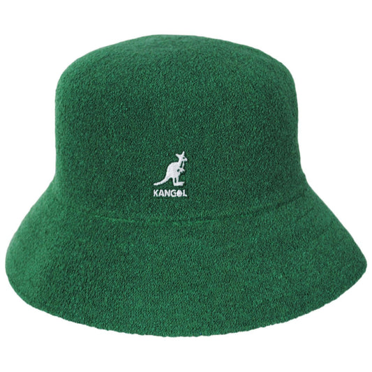 Kangol | Bermuda Bucket Hat - Fashion Colors | 185716F | front | TURF GREEN