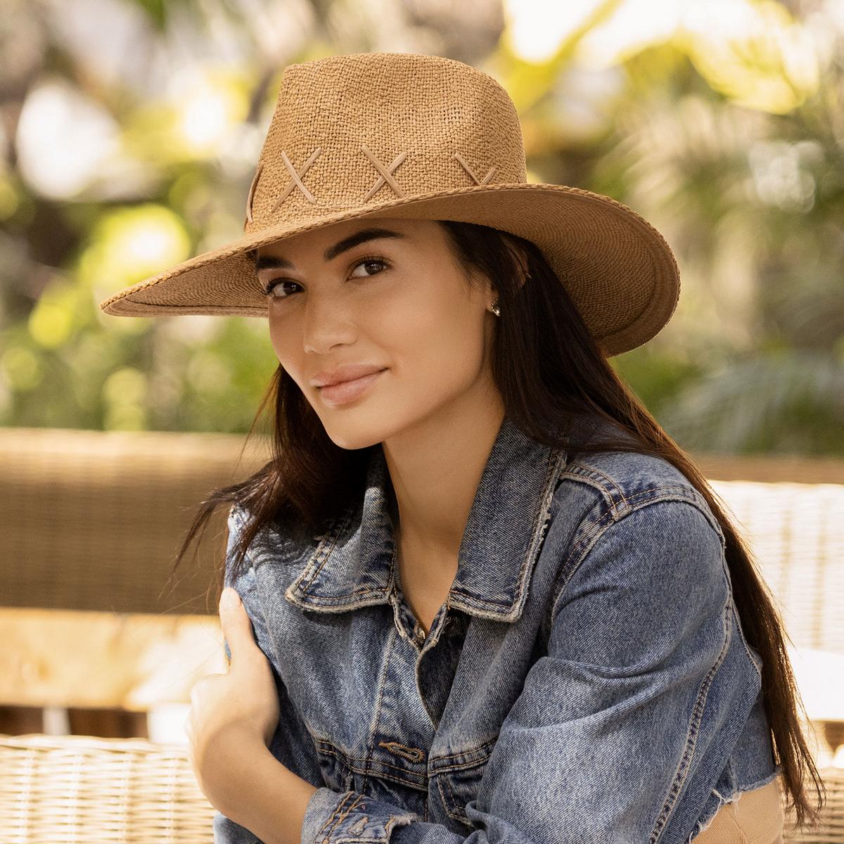 NIKKI BEACH | Exuma Bangora Straw Fedora Hat | 102671 | lsfone | TOAST