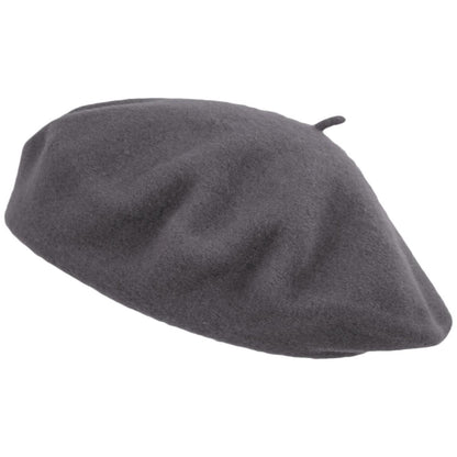 Parkhurst | Classic Wool Beret | 151124 | lead | SOFT CHARCOAL