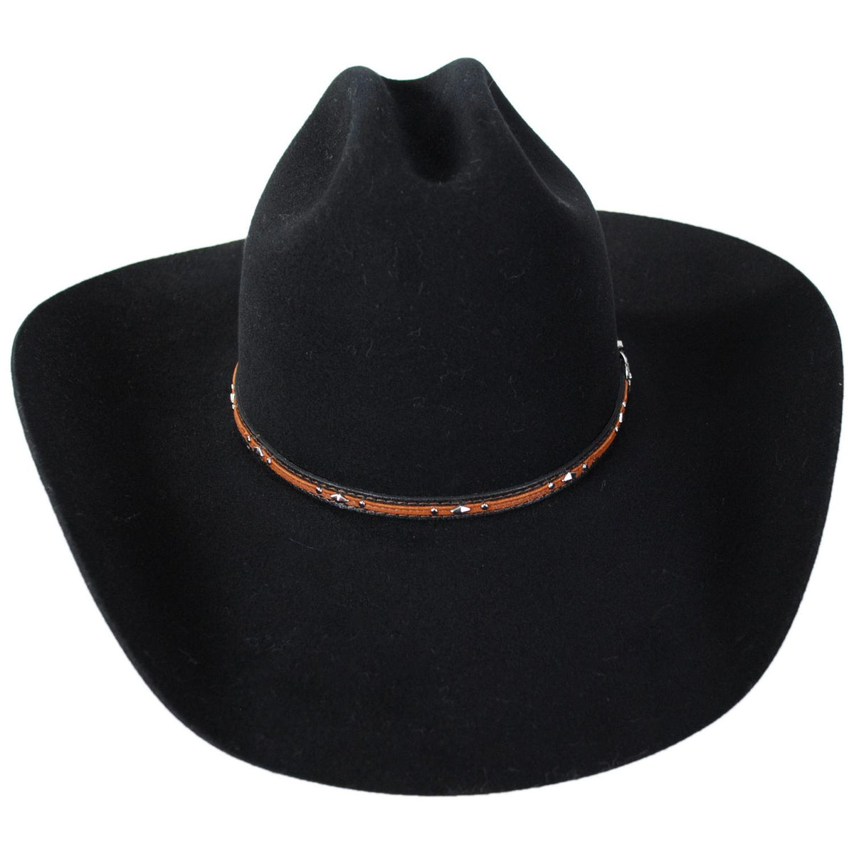 Bailey Western | Tecosa Wool Felt Western Hat | 130031 | front | BLACK