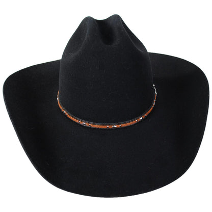 Bailey Western | Tecosa Wool Felt Western Hat | 130031 | front | BLACK