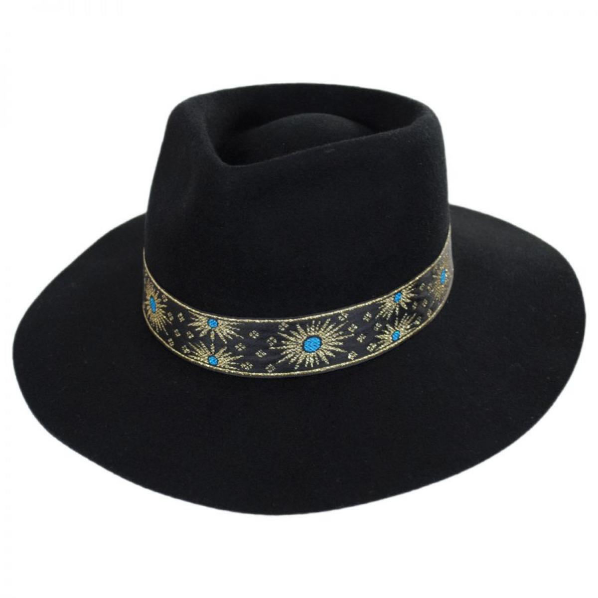 Lack of Color | Phoenix Wool Fedora Hat | 124304 | lead | BLACK