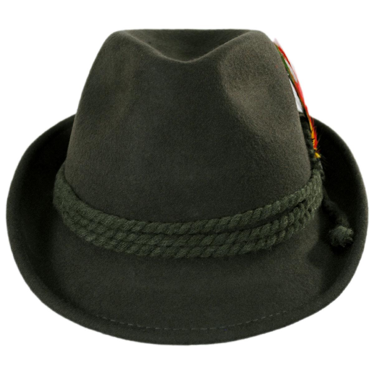 Jaxon Hats | Wholesale Alpine Wool Felt Fedora Hat B2B Pre-Pack | B2B157001 | front | MOSS