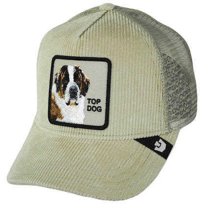 Goorin Bros | Corduroy Top Dog Mesh Trucker Snapback Baseball Cap | 200849 | lead | SCOUT