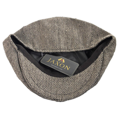 Wholesale Herringbone Wool Blend Newsboy Cap B2B Pre-Pack