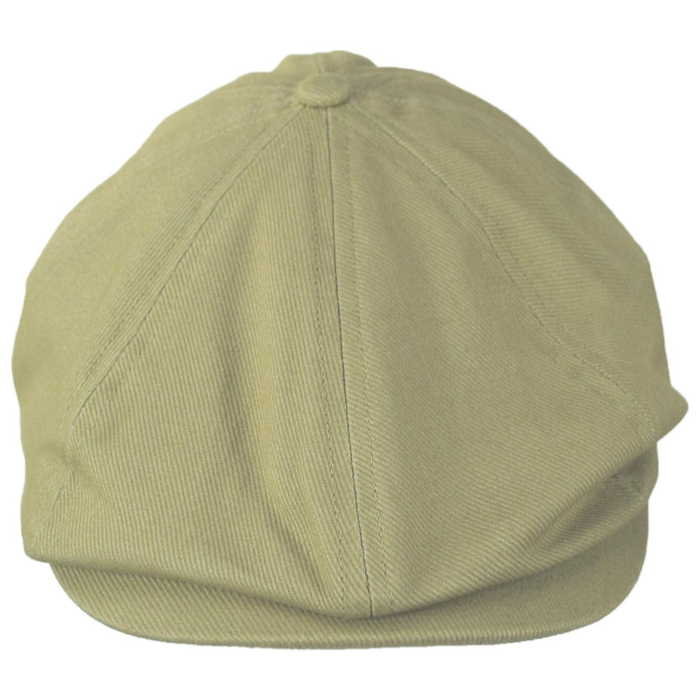 BRIXTON HATS | Brood Washed Cotton Twill Lightweight Newsboy Cap | 161578 | front | WASHED KHAKI