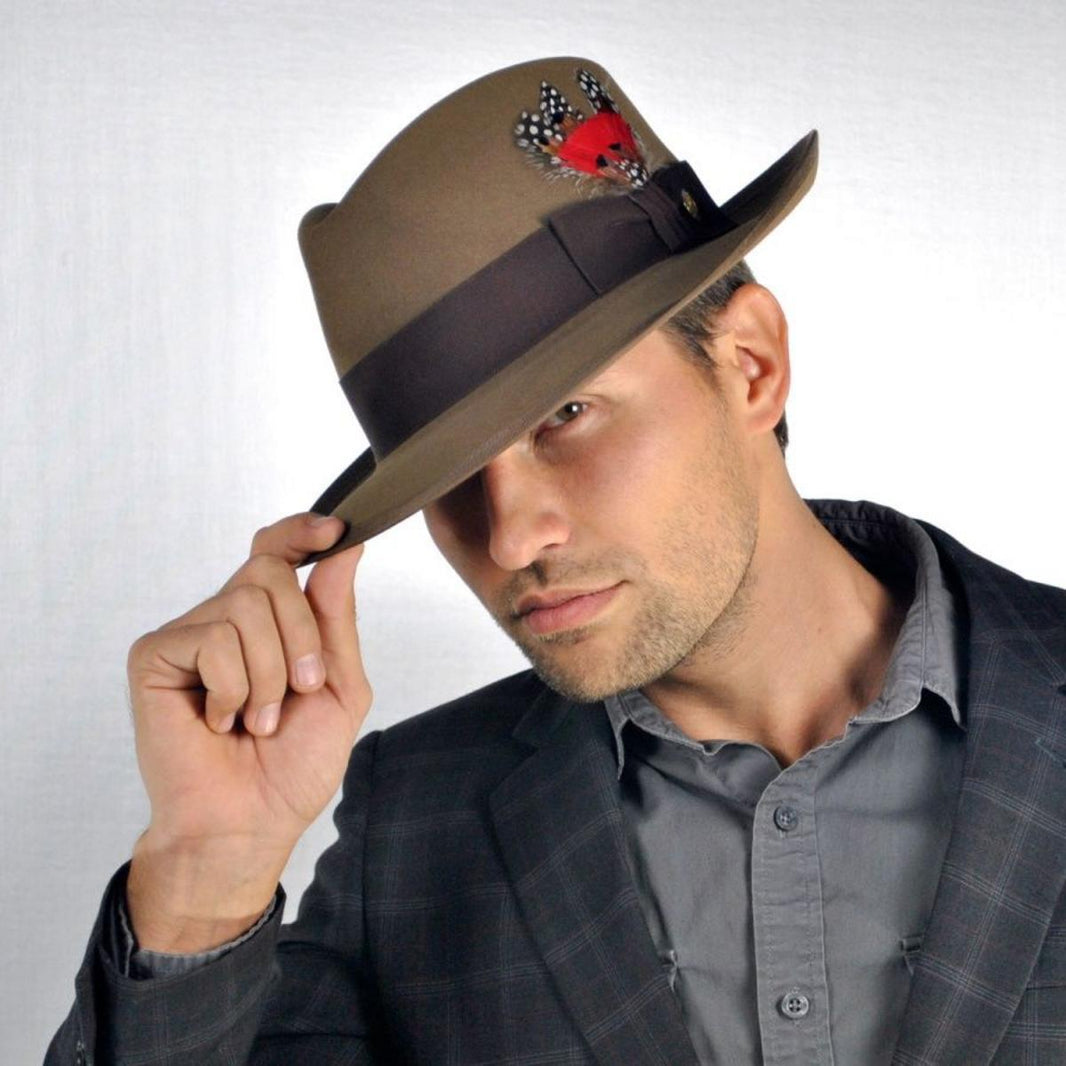 Felt Fedora Hat - Fuchsia