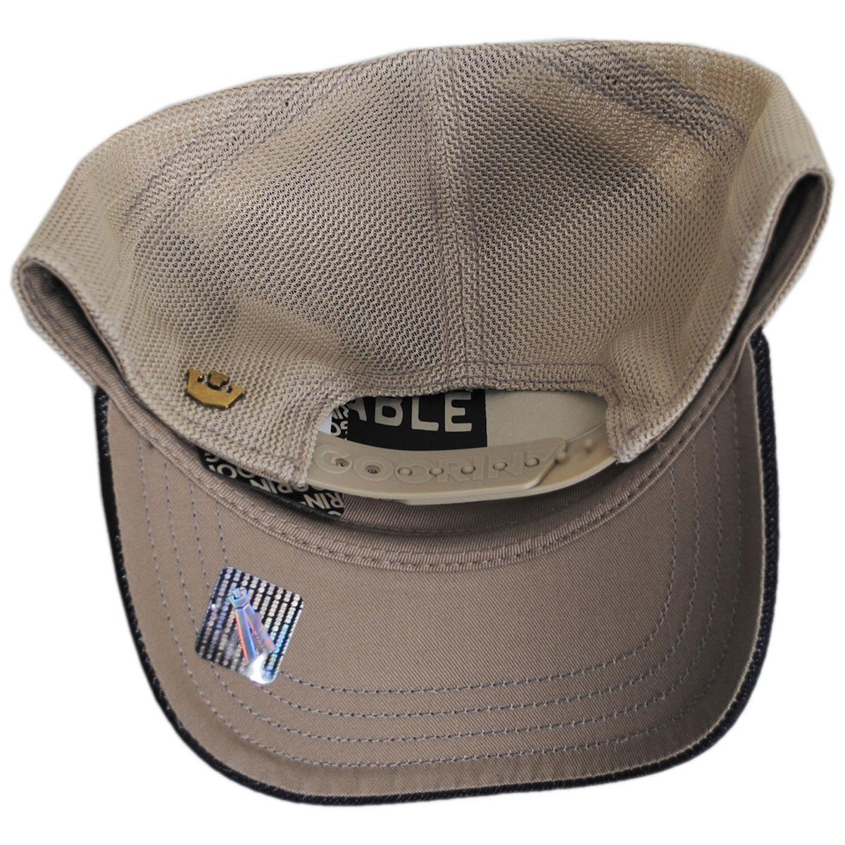 Goorin Bros | Staycation Denim Mesh Trucker Snapback Baseball Cap | 200745 | under | GRAY DENIM
