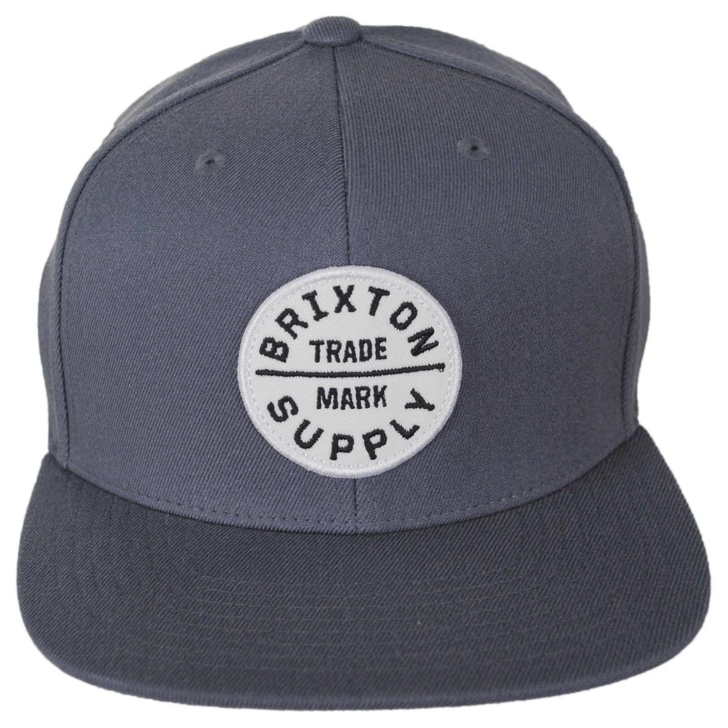 BRIXTON HATS | Oath III Snapback Baseball Cap | 201713 | front | FUTURE GREY