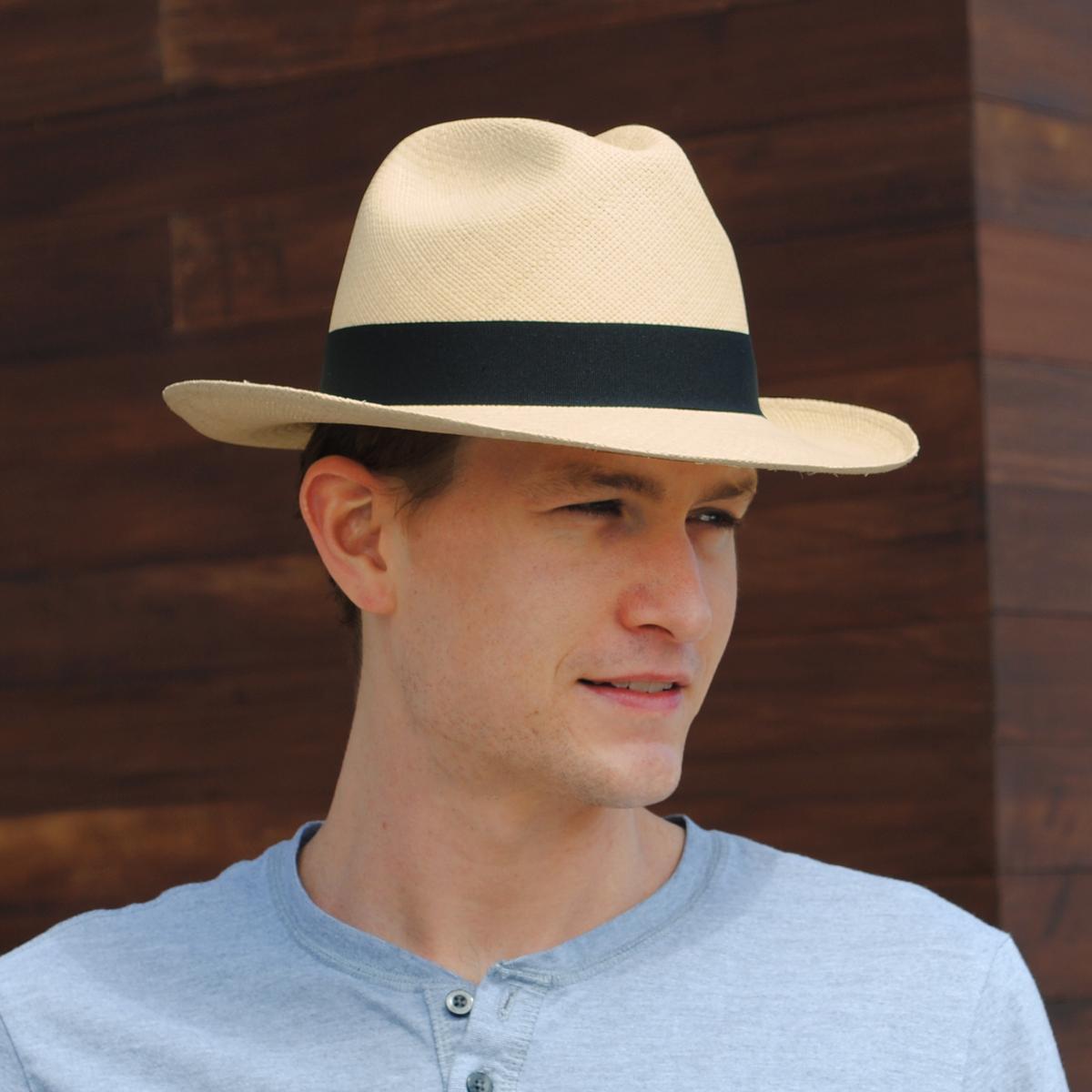Jaxon Hats | Brisa Grade 4 Panama Straw Fedora Hat | 127107 | lsmone | NATURAL