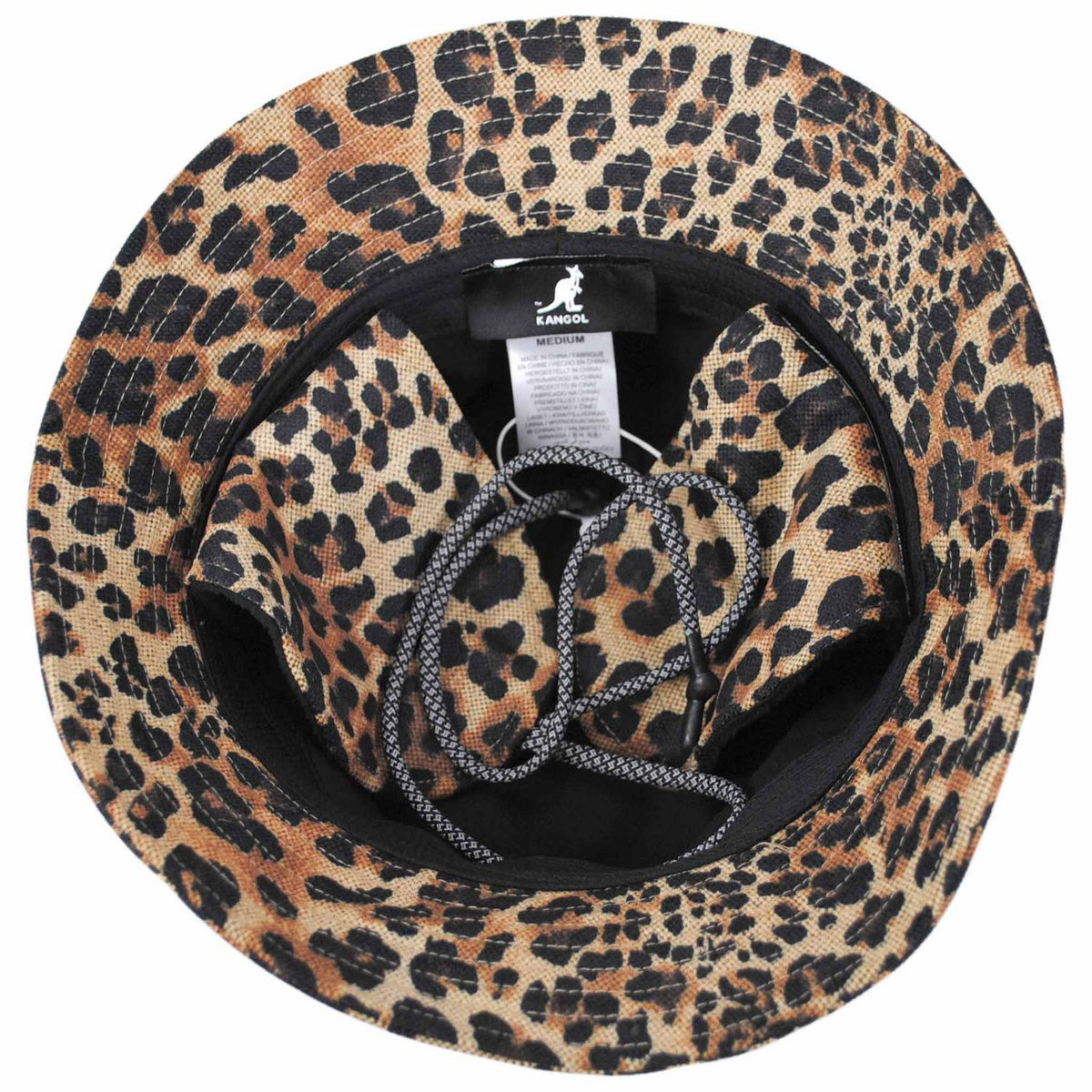 Kangol | Interlock Earflap Bucket Hat | 185851 | under | LEOPARD TAN