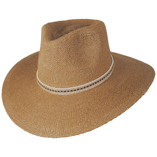 NIKKI BEACH | Chloe Toyo Straw Fedora Hat | 102662 | lead | TOAST