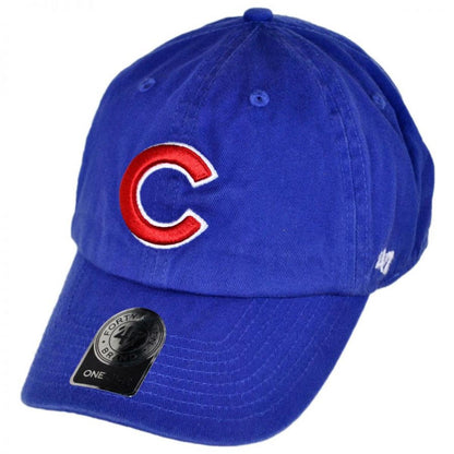 47 Brand | Chicago Cubs MLB Clean Up Strapback Baseball Cap Dad Hat | 203180 | lead | ROYAL
