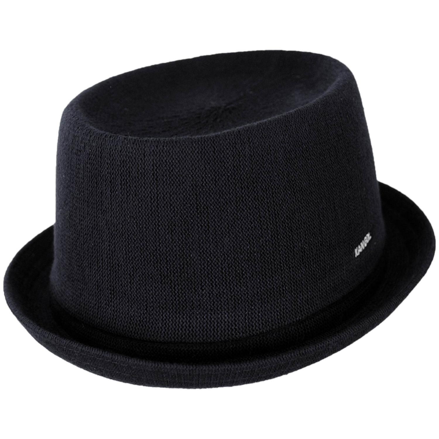 Kangol | Bamboo Mowbray Pork Pie Hat | 185744 | lead | BLACK