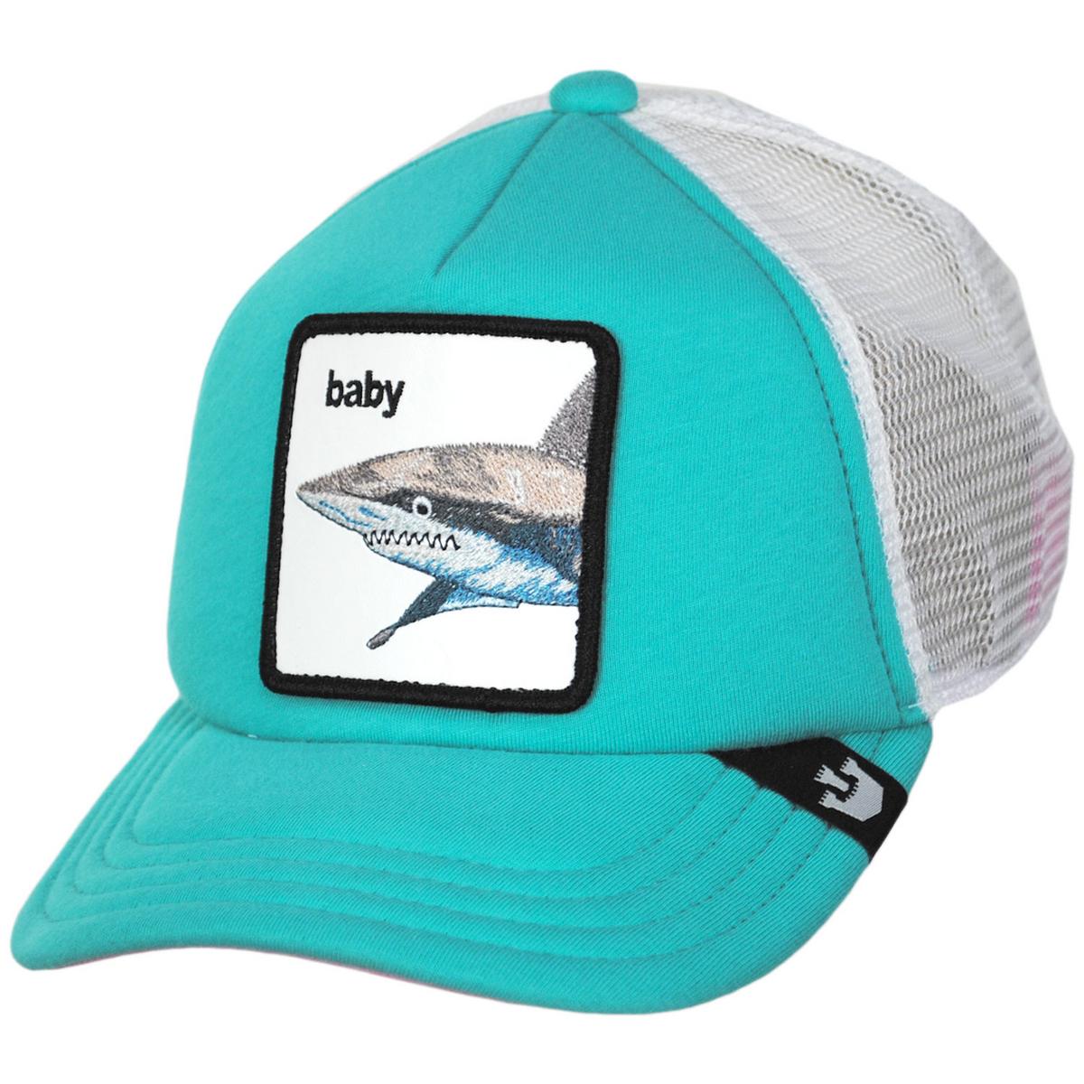 Goorin Bros | Kid's Baby Shark Mesh Trucker Snapback Baseball Cap | 508930 | lead | TEAL