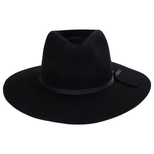 BRIXTON HATS | Cohen Wool Felt Cowboy Hat | 135650 | front | BLACK