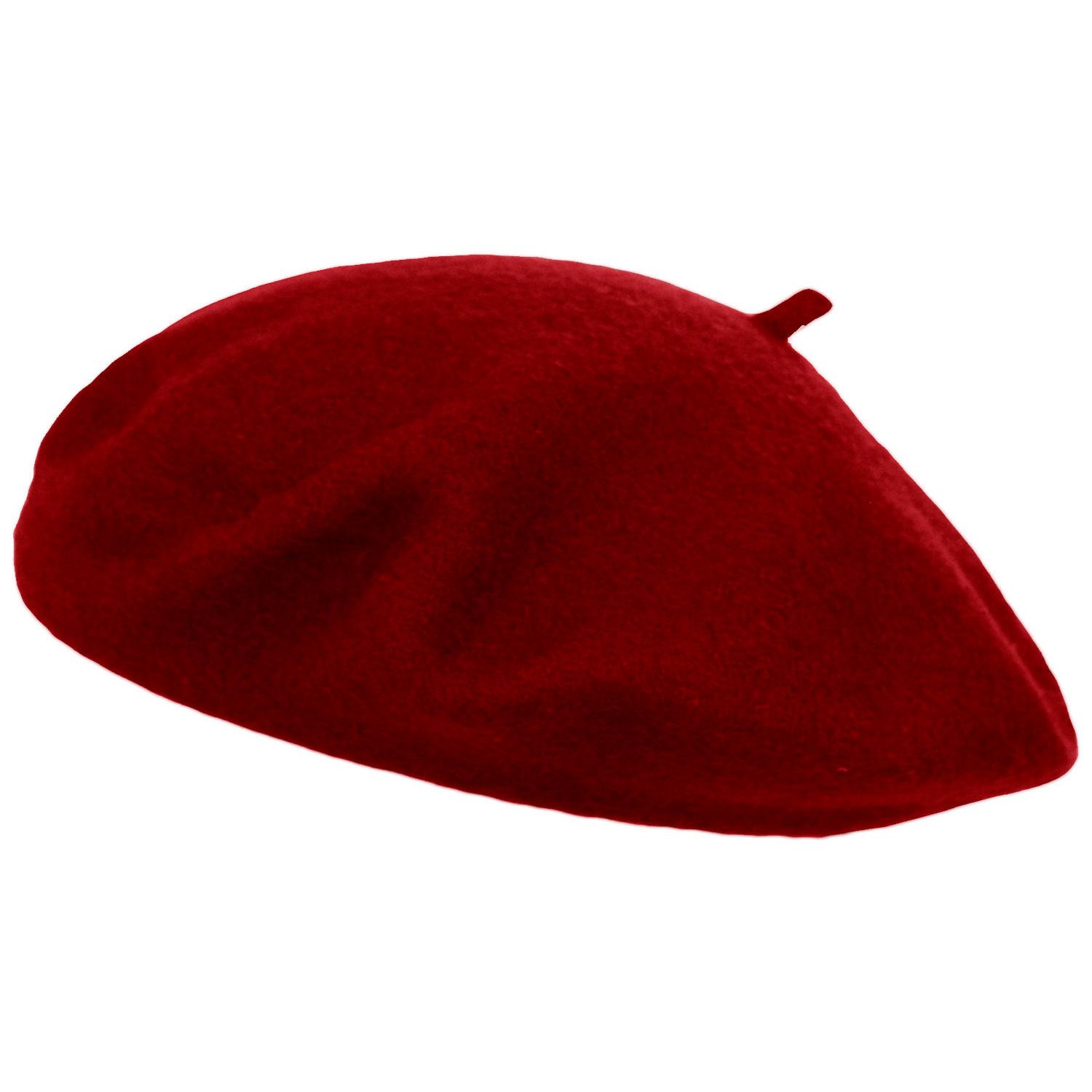 Village Hat Shop | Wool Fashion Beret | 152500 | lead | RED