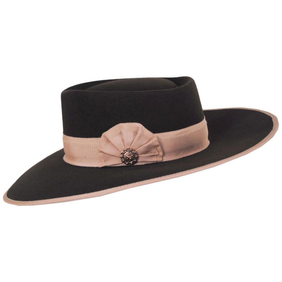 Renegade | Cowpuncher Wool and Angora Felt Gambler Hat | 100810 | profile | BEAVER