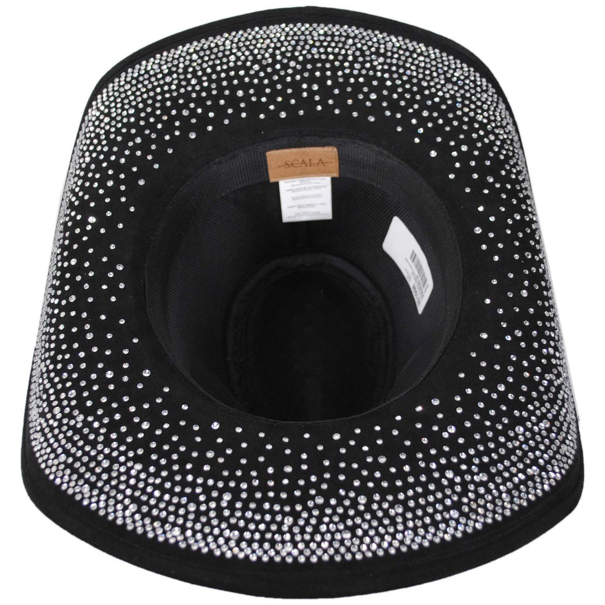 Scala | Joyce Rhinestone Western Hat | 106450 | under | BLACK