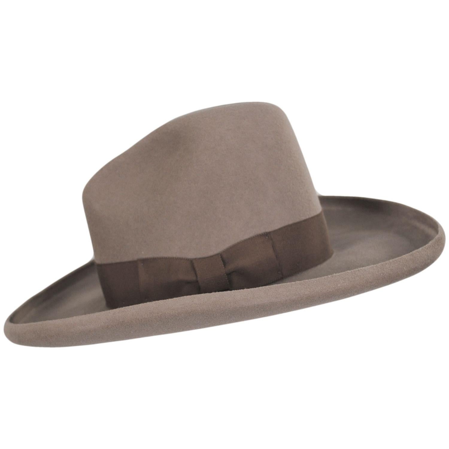 Bailey Western | Clayton Wool/Fur Felt Blend Gus Western Hat | 130025 | profile | PECAN