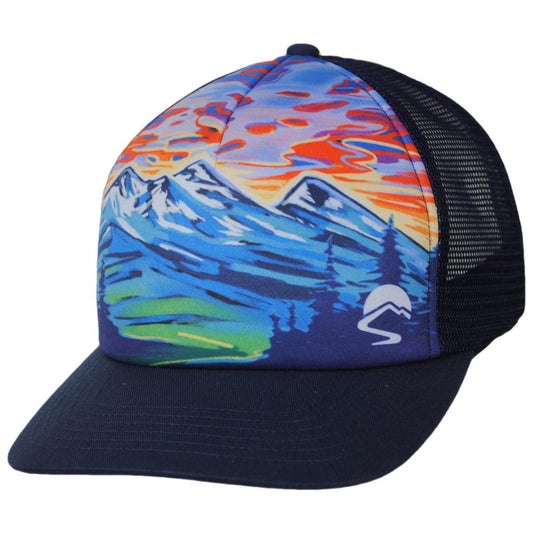 Sunday Afternoons | Cascade Range Trucker Snapback Baseball Cap | 401275 | lead | MULTI