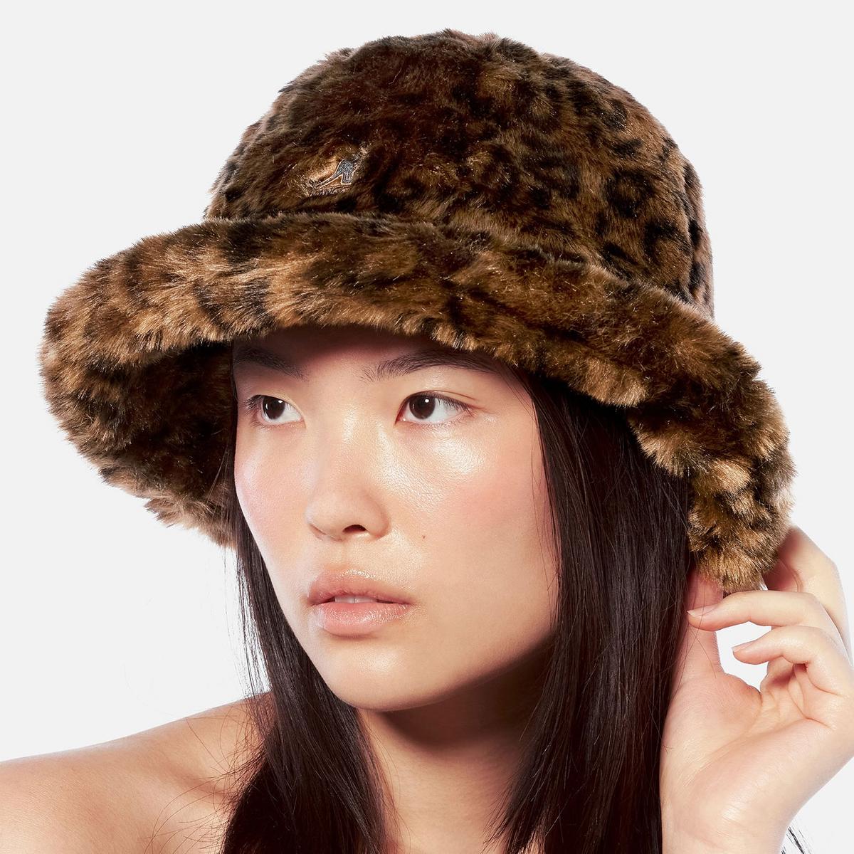 Kangol | Faux Fur Casual Hat | 185768 | lsfone | LEOPARD
