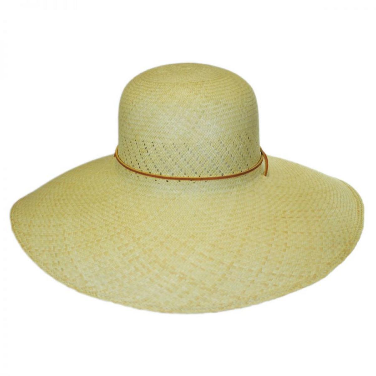 San Francisco Hat Co. | Panama Straw Wide Brim Hat | 401611 | under | NATURAL