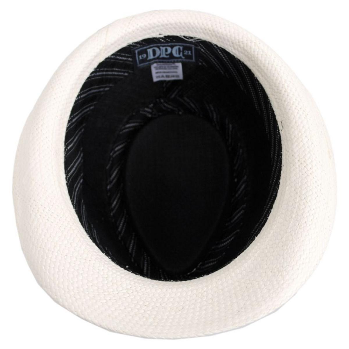 Dorfman Pacific | Stingy Brim Toyo Straw Fedora Hat | 126124 | under | NATURAL