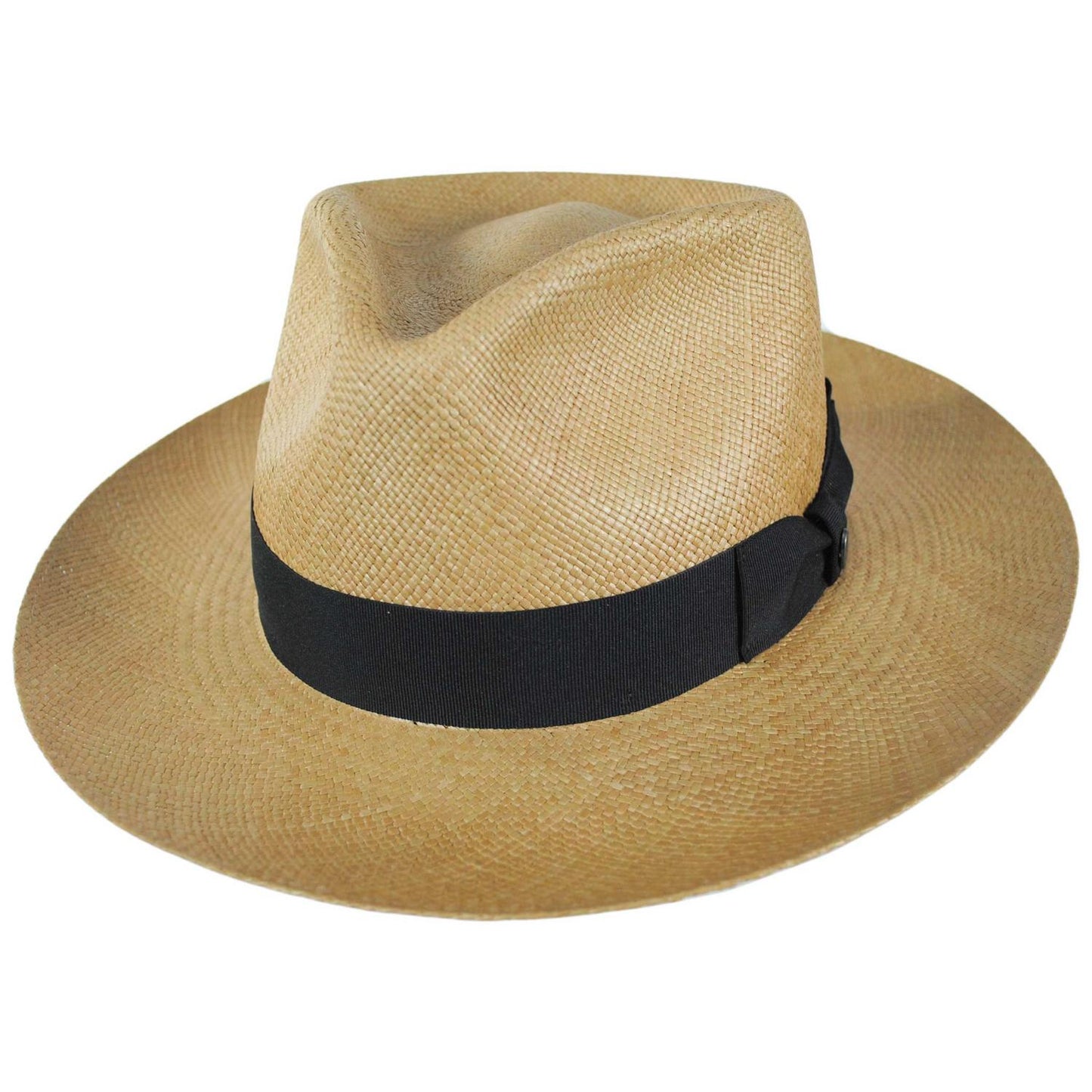 Jaxon Hats | Slicker Grade 8 Panama Straw Fedora Hat | 127151 | lead | SAGE